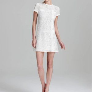 Nanette Lepore White Lace Mini Dress